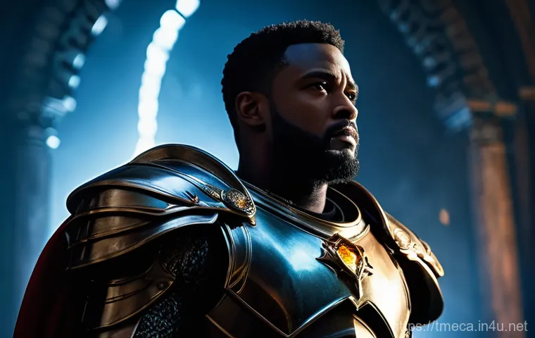 터닝메카드 반다인 캐릭터 스토리 - A dynamic full-body shot of Bandyine in his signature dark and futuristic Mecardimal trainer outfit,... 터닝메카드 반다인 캐릭터 스토리 - A dynamic full-body shot of Bandyine in his signature dark and futuristic Mecardimal trainer outfit,...